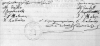 Η υπογραφή του Μαρδοχάι Δαβίδ  σε συμβολαιογραφικό έγγραφο © ΓΑΚ/ΑΝΛ, Αρχείο Ροδόπουλου, αρ. 7386/1888
