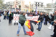Συγκέντρωση και διαδήλωση  Χρυσαυγιτών στη Λάρισα