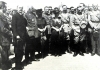 Οκτώβριος του 1920 στη Σμύρνη κατά την διάρκεια εκδήλωσης. Αριστερά ο αρμοστής Στεργιάδης, δίπλα του ο στρατηγός Λεωνίδας Παρασκευόπουλος και δεξιά ο στρατηγός Θόδωρος Πάγκαλος