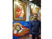 Λαρισαίος αγιογράφος διέπρεψε στην έκθεση Βυζαντινής Τέχνης