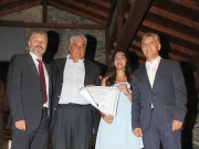 Τιμήθηκε με το βραβείο Ευάγγελου Κ. Καραμπάτσα