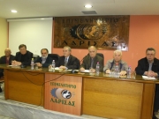 Από την προχθεσινή γενική συνέλευση του συλλόγου στο Επιμελητήριο Λάρισας
