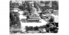 Αεροφωτογραφία της δυτικής πλευράς του Λόφου της Ακρόπολης, η οποία αποτυπώνει τη χωροταξία της περιοχής κατά τα πρώτα μεταπολεμικά χρόνια. Φωτογραφία του 1970 περίπου. Αρχείο Φωτοθήκης Λάρισας.
