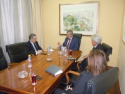 Επίσκεψη Γραμματίδη στον πρόεδρο του Επιμελητηρίου Λάρισας