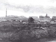 Λάρισα. Το κεντρικό τμήμα του Λόφου της αρχαίας Ακρόπολης. Χαρακτικό δημοσιευμένο στην εφημερίδα Le Monde Illustre, στο φύλλο της 24ης Απριλίου 1897