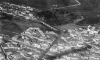 Η δυτική πλευρά της Λάρισας με την γέφυρα, τον Πηνειό, το Αλκαζάρ και την γύρω περιοχή. Αεροφωτογραφία του 1929.