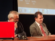 Αριστερά ο Χ. Μπερμπερίδης, διευθυντής της Ρευματολογικής Κλινικής του 424 ΓΝΣΕ και δεξιά ο Λ. Σακκάς, καθηγητής Παθολογίας – Ρευματολογίας και διευθυντής της Ρευματολογικής Κλινικής του ΠΓΝΛ
