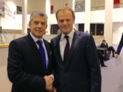 Ο περιφερειάρχης Θεσσαλίας με τον πρόεδρο του Συμβουλίου της ΕΕ κ. Ντόναλντ Τουσκ