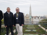 Ο περιφερειάρχης Θεσσαλίας Κ. Αγοραστός βρέθηκε στο 8ο European University Bussines Forum στις Βρυξέλλες με τον Λαρισαίο σκηνοθέτη της GM studio Ηλία Μάντη και τον Χαράλαμπο Σαμαντζή, υπεύθυνο ευρωπαϊκών προγραμμάτων του Πανεπιστημίου Θεσσαλίας