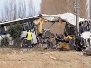 Πέντε νεκροί από σύγκρουση σχολικού λεωφορείου με τρένο