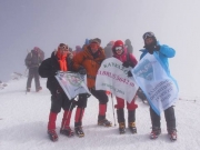 Μέλη της «Υπαιθρίου Ζωής» στο Elbrus