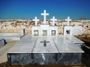 Το μνημείο των εκτελεσθέντων στο Δημοτικό Κοιμητήριο Γιάννουλης