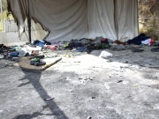 Οικίσκοι και σκηνές της Ύπατης Αρμοστείας του ΟΗΕ καταστράφηκαν στη Μόρια