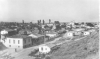Τα Ταμπάκικα, η σημερινή συνοικία Αμπελοκήπων. Φωτογραφία από επιστολικό δελτάριο του Νικολάου Μούσιου. Περίπου 1946-1950.