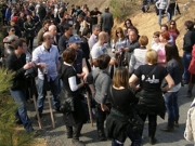 Επεισόδια και προσαγωγές διαδηλωτών στις Σκουριές