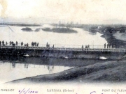 Η Λάρισα σε περίοδο πλημμύρας. Επιστολικό δελτάριο των Πάλλη και Κοτζιά (αρ. 376 P &amp; C Athènes), ταχυδρομημένο τον Απρίλιο του 1904. 