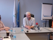 Τα στελέχη του Κυπριακού Οργανισμού Τουρισμού κ.κ. Δ. Γεωργιάδης, Σοφία Χαραλάμπους και Μάρω Καζέπη