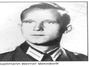 O Βέρνερ Μάτζντορφ (Werner Matzdorff), ο επικεφαλής ταγματάρχης που οδηγούσε τη μονάδα του στη σφαγή 45 συγχωριανών μας στο Μεγάλο Μοναστήρι Λάρισας στις 20-12-1943. Γεννήθηκε το 1912 και απεβίωσε το 2010.
