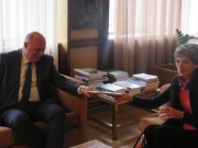Συνάντηση Κ. Τσιάρα με τη Βρετανίδα Πρέσβη