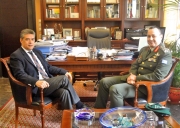Συνάντηση Κ. Αγοραστού με το νέο διοικητή της 1ης Στρατιάς