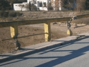 Το κιγκλίδωμα της γέφυρας «θύμα» τροχαίων ατυχημάτων