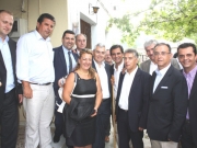 Από την υποδοχή της αντιπροσωπείας του Δήμου Ιερής Πόλης Μεσολογγίου στη Σαμαρίνα, στα πλαίσια της αδελφοποίησης, το καλοκαίρι του 2009