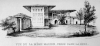 Άποψη της κατοικίας όπου φιλοξενήθηκε o Lois Dupre κατά την παραμονή του στον Τύρναβο. Σχέδιο του ίδιου από το βιβλίο του «Ταξίδι στην Αθήνα και την Κωνσταντινούπολη». Χρονολογία σχεδίου 1819