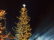 Φωτίζεται το χριστουγεννιάτικο δέντρο στα Τρίκαλα