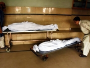 Φωτ. ΑΜΠΕ Σοροί των θυμάτων του καύσωνα σε ένα νοσοκομείο στο Καράτσι του Πακιστάν