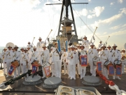 Η μπάντα του Πολεμικού Ναυτικού στη Λάρισα